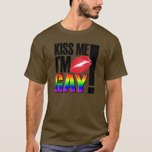 GAY Tshirts - Kiss Me 01