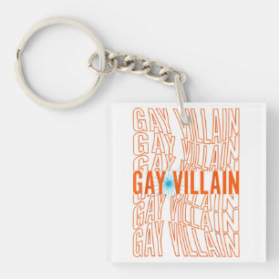 Gay Villain Funny Meme LGBT Gay Pride Lesbian LGBT Keychain