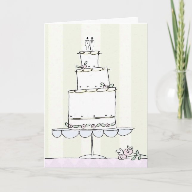 Gay Wedding congrats card (Front)