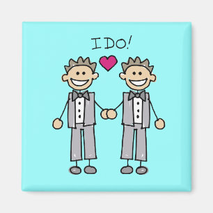 Gay Wedding Favours Magnet
