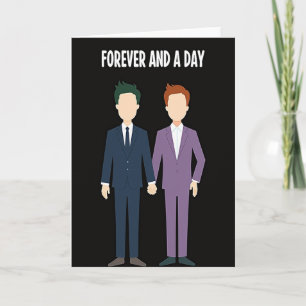 Gay Wedding Forever Love Card