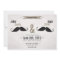 Gay Wedding Moustache Invitation