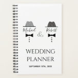 Gay Wedding Planner<br><div class="desc">Plan your perfect day with this modern,  elegant,  and chic black and white Gay Wedding Planner. Designed to keep your celebration organized and stylish,  this unique planner offers a seamless experience for same-sex couples looking to create a memorable and beautiful wedding.</div>
