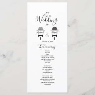 Gay Wedding Program