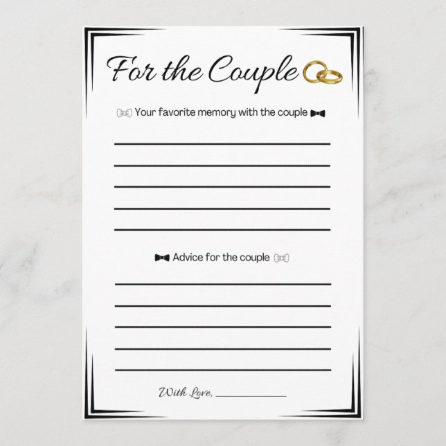 Gay Wedding Shower Game, For the couple  Invitation (Front)