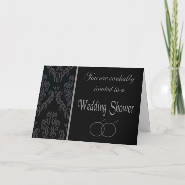 Gay Wedding Shower Invitation (Front)