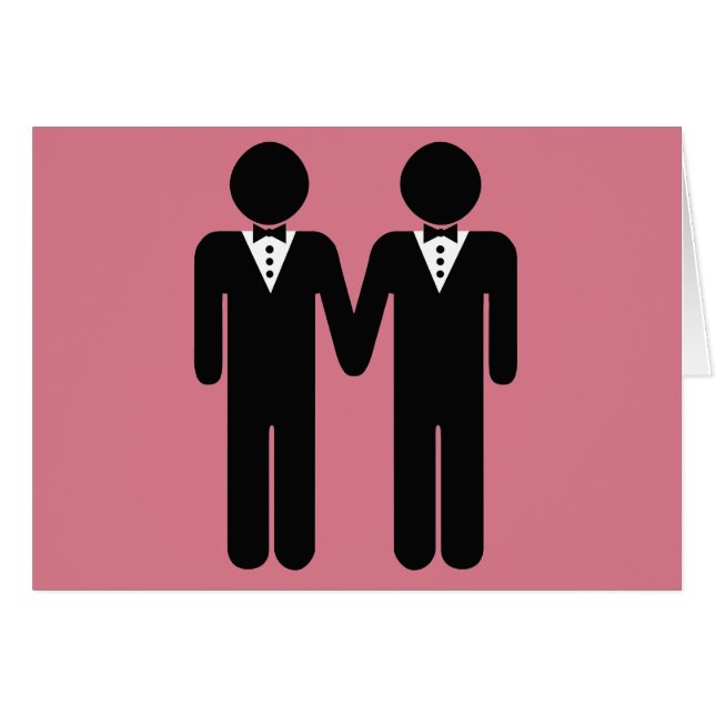GAY WEDDING TOPPER MEN -.png (Front Horizontal)