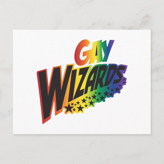 Gay Wizards Postcard (Front)