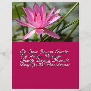 Gayatri mantra flyer
