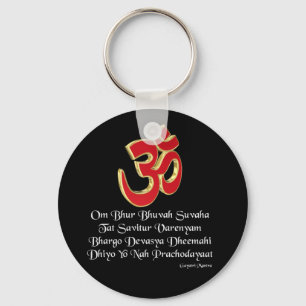 Gayatri mantra keychain