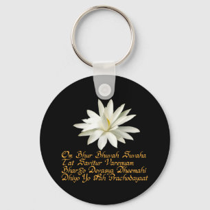 Gayatri mantra keychain