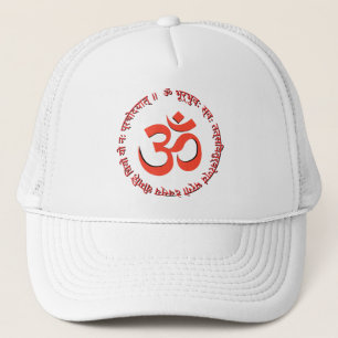 Gayatri Mantra "Om Bhur Bhuva Swah" Trucker Hat