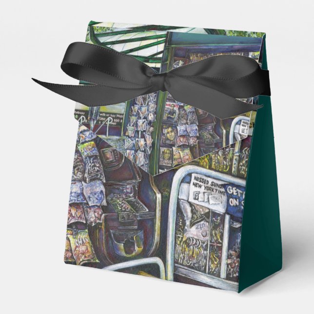 Gaye Elise Beda, Union Square, elegant, artistic,  Favor Box (Front Side)