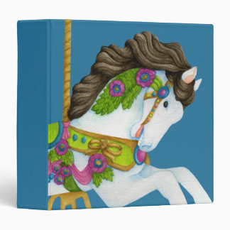 Gayle Carousel Horse Avery Binder