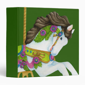 Gayle Carousel Horse Avery Binder
