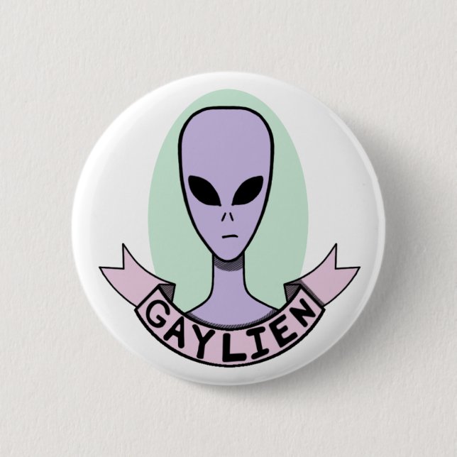 Gaylien [PIN] 2 Inch Round Button (Front)
