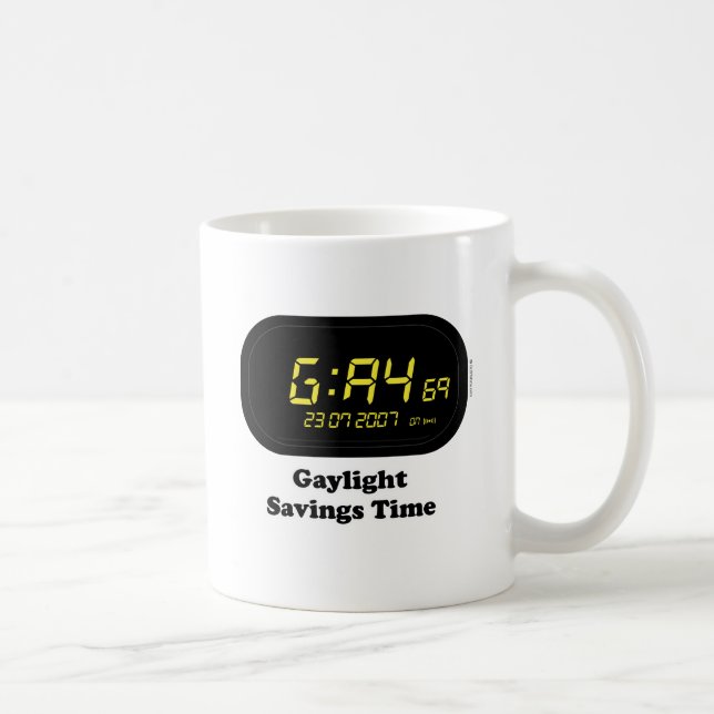 Gaylight Savings Time Coffee Mug (Right)