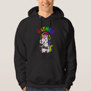 Gaymer Gay Pride Flag Lgbt Gamer Lgbtq Gaming Unic Hoodie