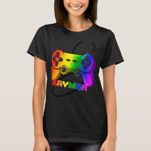 Gaymer Gay Pride Rainbow Gamer Gaming Lgbtq T-Shirt