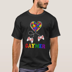 Gaymer Gay Pride Rainbow Gamer Gaming Lgbtq T-Shirt