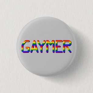 Gaymer Graphic 1 Inch Round Button