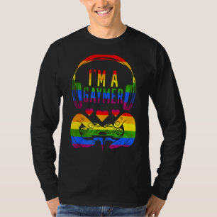 Gaymer Lesbian Gay Video Gamer Lgbtq Gaming Lgbt T-Shirt