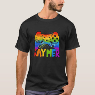 Gaymer Lgbt Gay Pride Rainbow Equality Game Contro T-Shirt