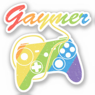 Gaymer   Rainbow Video Game Controller   Gaming