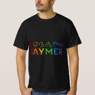 Gaymer  Video Game LGBT Heartbeat Gamer Pride Mont T-Shirt