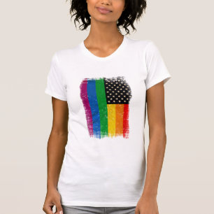 Gaymerican Pride Flag Vintage T-Shirt