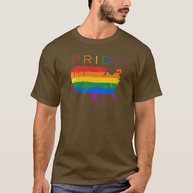 Gaymerican Pride T-Shirt (Front)