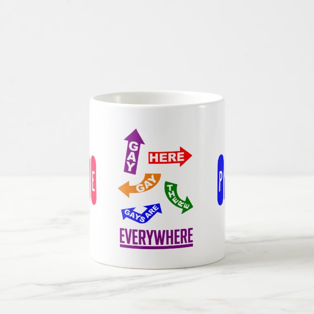 Gays Everywhere mug (Centre)
