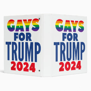 Gays For Trump 2024 Election Binder
