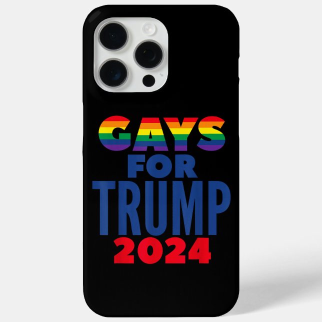 Gays For Trump 2024 Election Case-Mate iPhone Case (Back)