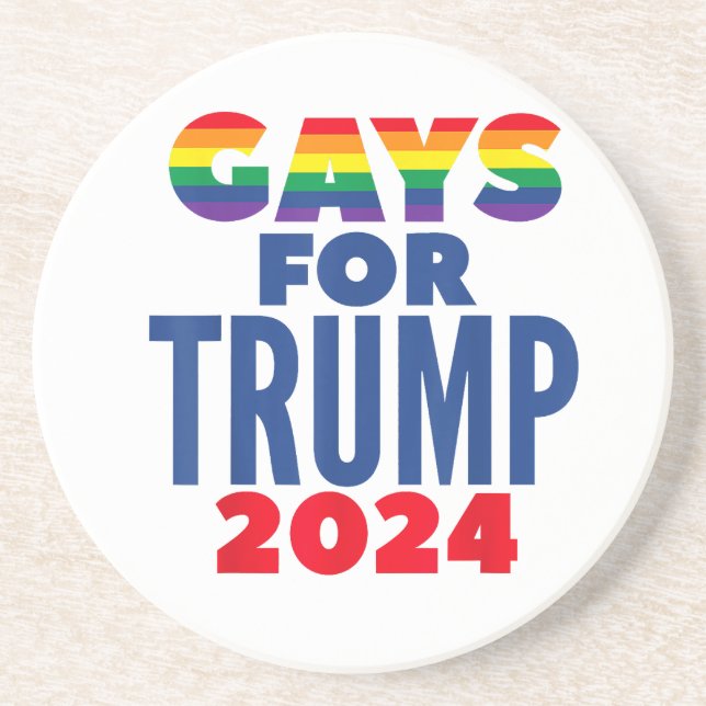 Gays For Trump 2024 Election Coaster (Front)