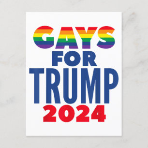 Gays For Trump 2024 Election Enclosure Card