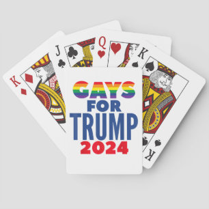 Gays For Trump 2024 Election Playing Cards