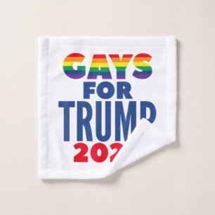 Gays For Trump 2024 Election Wash Cloth