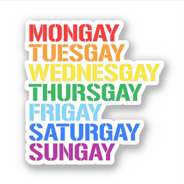 Gays of the week (Front)