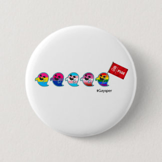 Gaysper the Gay Socialist Ghost 2 Inch Round Button