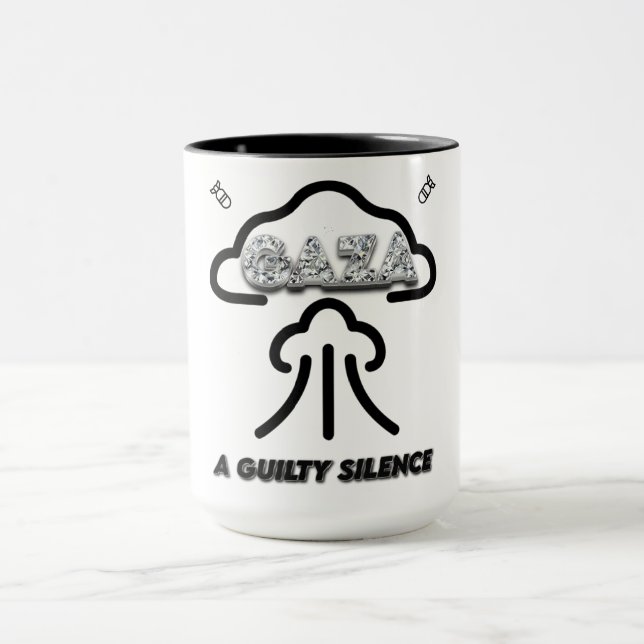 Gaza bombed Coffee Cups (Center)