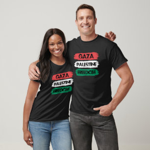 Gaza Palestine Freedom - Palestinian Solidarity T-Shirt