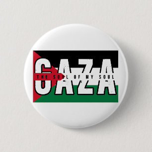 GAZA The Soul of My Soul 2 Inch Round Button