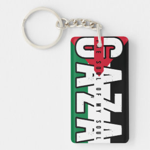GAZA The Soul of My Soul Keychain