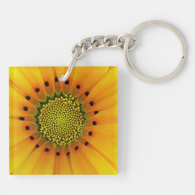 Gazania Keychain (Back)