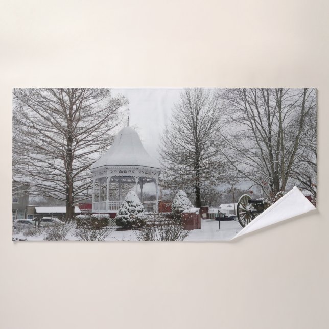 Gazebo et Cannon (Serviette de bain)