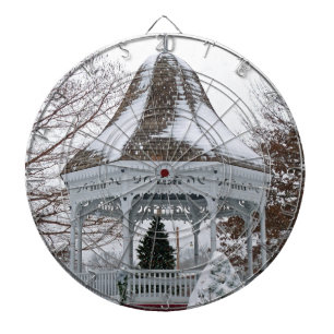 Gazebo in the Snow Dartboard