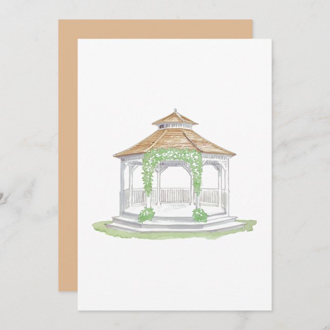 Gazebo Invitations (Front/Back)