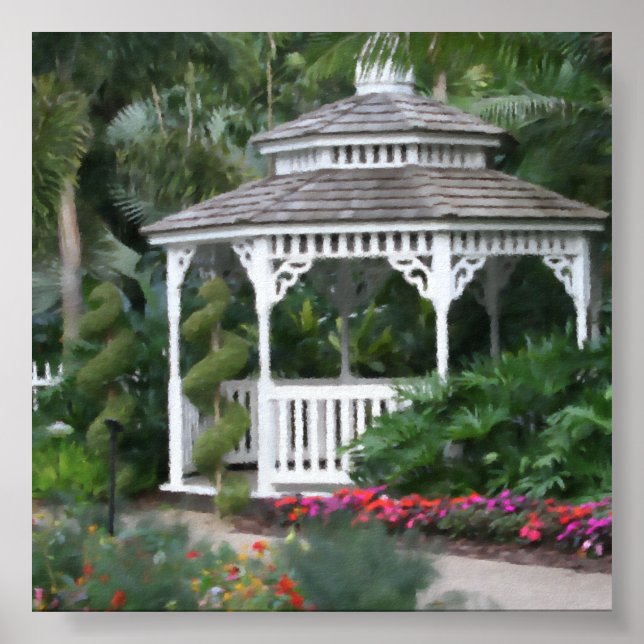 Gazebo Photo Backdrop Poster (Front)