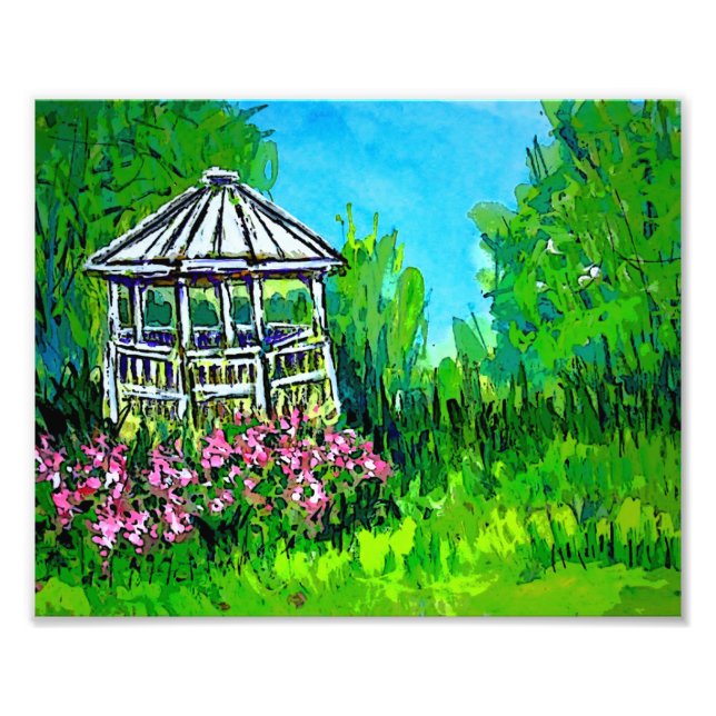 Gazebo Photo Print (Front)